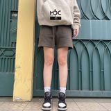  0515 - HÀNG CHÍNH HÃNG - QUẦN ĐÙI SHORT FEAR OF GOD ESSENTIAL SS22 MÀU XANH RÊU - *DARK GREEN* 