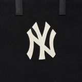  0531 - HÀNG CHÍNH HÃNG - TÚI TOTE MLB CANVAS NEW YORK YANKESS MÀU ĐEN - *BLACK* - CODE: 3AORM022N-50BKS 