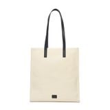  0532 - HÀNG CHÍNH HÃNG - TÚI TOTE MLB CANVAS NEW YORK YANKESS MÀU KEM TRẮNG - *CREAM* - CODE: 3AORM022N-50CRS 