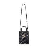  0526 - HÀNG CHÍNH HÃNG - TÚI MLB SMALL TOTE HANDPHONE DIA MONOGRAM JACQUARD NEW YORK YANKEES - CODE: 3ACRH102N-50BKS 