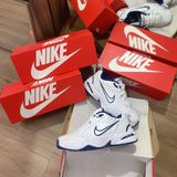  0528 - HÀNG CHÍNH HÃNG - GIÀY NIKE AIR MONARCH IV MÀU TRẮNG XANH - *WHITE/NAVY* - CODE: 415445 -102 