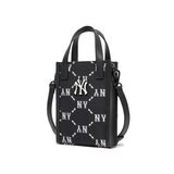  0527 - HÀNG CHÍNH HÃNG - TÚI MLB CELLPHONE DIA MONOGRAM JACQUARD NEW YORK YANKEES - CODE: 3ACRH012N-50BKS 