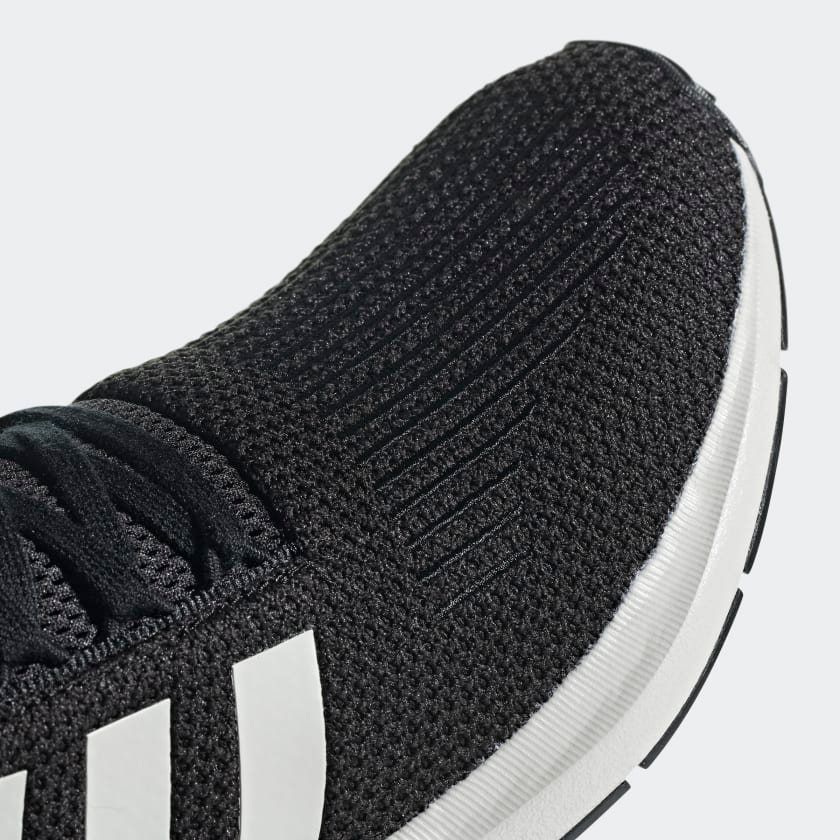  0565 - HÀNG CHÍNH HÃNG - GIÀY ADIDAS SWIFT RUN MÀU ĐEN SỌC TRẮNG - *BLACK/RED/WHITE* - CODE: B37730 