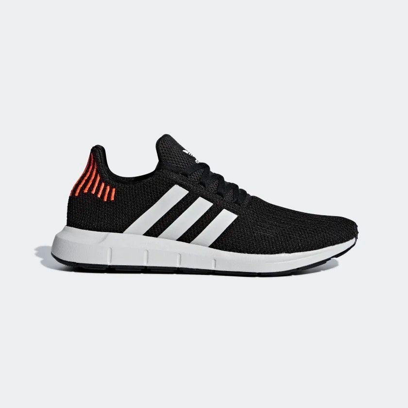  0565 - HÀNG CHÍNH HÃNG - GIÀY ADIDAS SWIFT RUN MÀU ĐEN SỌC TRẮNG - *BLACK/RED/WHITE* - CODE: B37730 