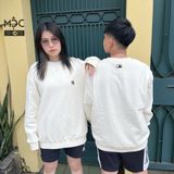  0554 - HÀNG CHÍNH HÃNG - ÁO SWEATER MLB NEW YORK YANKEES LOGO BASIC NY MÀU TRẮNG KEM - *CREAM* - CODE: 3AMTB0616 - 50CRS 