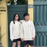  0554 - HÀNG CHÍNH HÃNG - ÁO SWEATER MLB NEW YORK YANKEES LOGO BASIC NY MÀU TRẮNG KEM - *CREAM* - CODE: 3AMTB0616 - 50CRS 