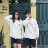  0554 - HÀNG CHÍNH HÃNG - ÁO SWEATER MLB NEW YORK YANKEES LOGO BASIC NY MÀU TRẮNG KEM - *CREAM* - CODE: 3AMTB0616 - 50CRS 