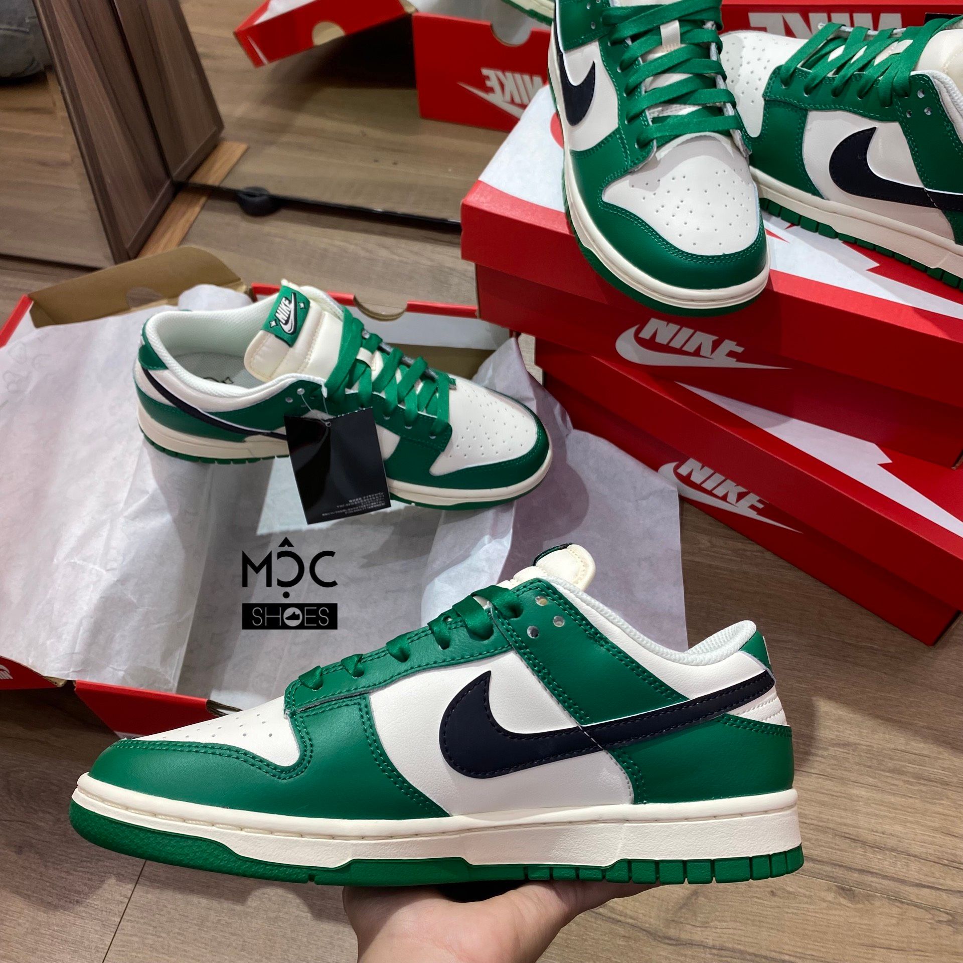  0560 - HÀNG CHÍNH HÃNG - GIÀY NIKE DUNK LOW RETRO SE JACKPOT 'MALACHITE' MÀU XANH LÁ - *GREEN/CREAM* - CODE: DR9654-100 