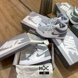  0562 - HÀNG CHÍNH HÃNG - GIÀY NIKE AIR JORDAN 1 RETRO HIGH OG STEALTH GS MÀU XÁM TRẮNG - *GREY/WHITE* - CODE: 575441 - 037 