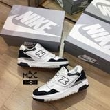  0593 - HÀNG CHÍNH HÃNG - GIÀY NEW BALANCE 550 MÀU ĐEN TRẮNG DA LỘN  - *BLACK/WHITE* - CODE: BB550NCA 