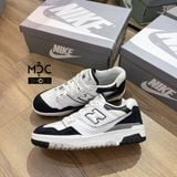  0593 - HÀNG CHÍNH HÃNG - GIÀY NEW BALANCE 550 MÀU ĐEN TRẮNG DA LỘN  - *BLACK/WHITE* - CODE: BB550NCA 