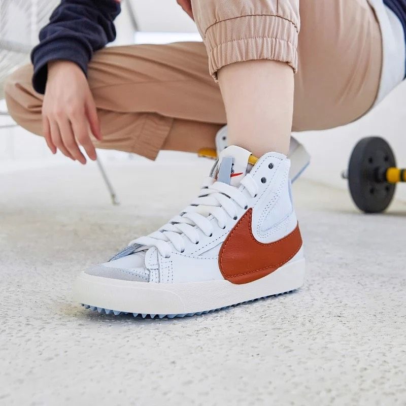 0566 - HÃNG CHÃNH HÃNG - GIÃY NIKE BLAZER MID â77 JUMBO âDARK RUSSETâ â Má»C SHOES