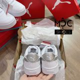  0573 - HÀNG CHÍNH HÃNG - GIÀY PUMA SKYE CLEAN MÀU TRẮNG LOGO BẠC METALLIC - *SILVER/WHITE* - CODE: 381106 02 