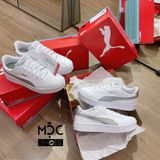  0573 - HÀNG CHÍNH HÃNG - GIÀY PUMA SKYE CLEAN MÀU TRẮNG LOGO BẠC METALLIC - *SILVER/WHITE* - CODE: 381106 02 