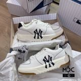  0575 - HÀNG CHÍNH HÃNG - GIÀY MLB CHUNKY LINER NEW YORK YANKEE MÀU VINTAGE KEM -*CREAM* - CODE: 3ASXCA12N - 50IVS 