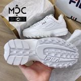  0580 - HÀNG CHÍNH HÃNG - GIÀY FILA DISRUPTOR 2 TAPE MÀU TRẮNG - *WHITE* - CODE: FS1HTA3091X_WWT 
