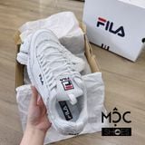  0580 - HÀNG CHÍNH HÃNG - GIÀY FILA DISRUPTOR 2 TAPE MÀU TRẮNG - *WHITE* - CODE: FS1HTA3091X_WWT 