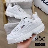  0580 - HÀNG CHÍNH HÃNG - GIÀY FILA DISRUPTOR 2 TAPE MÀU TRẮNG - *WHITE* - CODE: FS1HTA3091X_WWT 