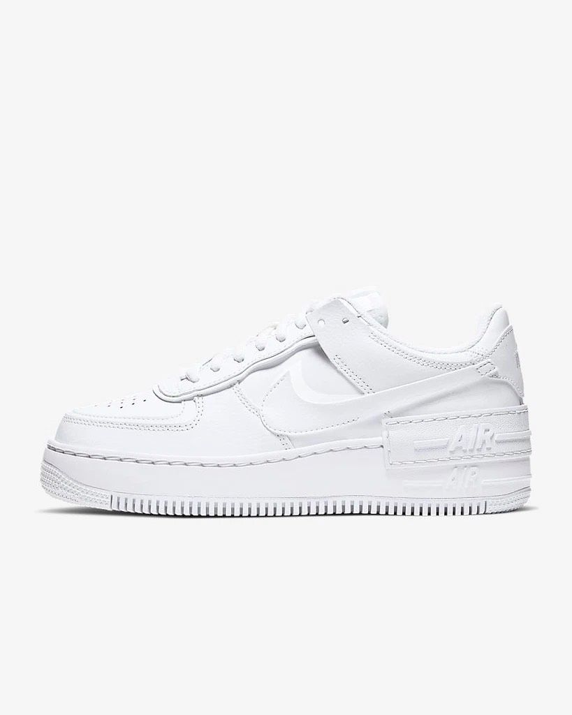  0568 - HÀNG CHÍNH HÃNG - GIÀY NIKE AIR FORCE 1 SHADOW 'TRIPLE WHITE' MÀU TRẮNG  - *WHITE* - CODE: CI0919 - 100 