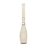  0576 - HÀNG CHÍNH HÃNG - TÚI KẸP NÁCH HOBO NEW YORK YANKEES HỌA TIẾT MONOGRAM IN NỔI CỔ ĐIỂN MÀU KEM - *CREAM* - CODE: 3ABQS022N-50CRS 
