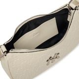  0576 - HÀNG CHÍNH HÃNG - TÚI KẸP NÁCH HOBO NEW YORK YANKEES HỌA TIẾT MONOGRAM IN NỔI CỔ ĐIỂN MÀU KEM - *CREAM* - CODE: 3ABQS022N-50CRS 
