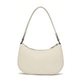  0576 - HÀNG CHÍNH HÃNG - TÚI KẸP NÁCH HOBO NEW YORK YANKEES HỌA TIẾT MONOGRAM IN NỔI CỔ ĐIỂN MÀU KEM - *CREAM* - CODE: 3ABQS022N-50CRS 