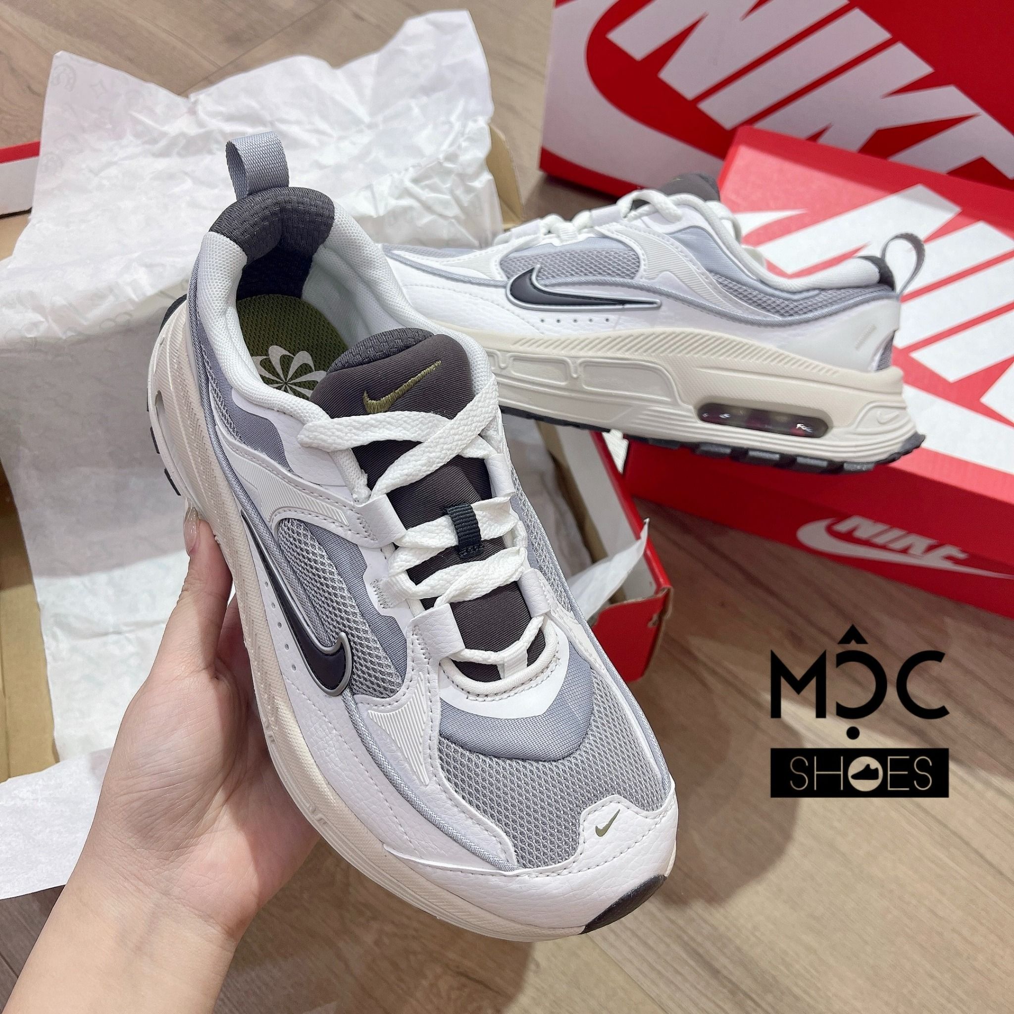  0600 - HÀNG CHÍNH HÃNG - GIÀY NIKE AIR MAX BLISS NEXT NATURE 'WOLF GREY' MÀU XÁM - *GREY* - CODE: DZ4707 001 