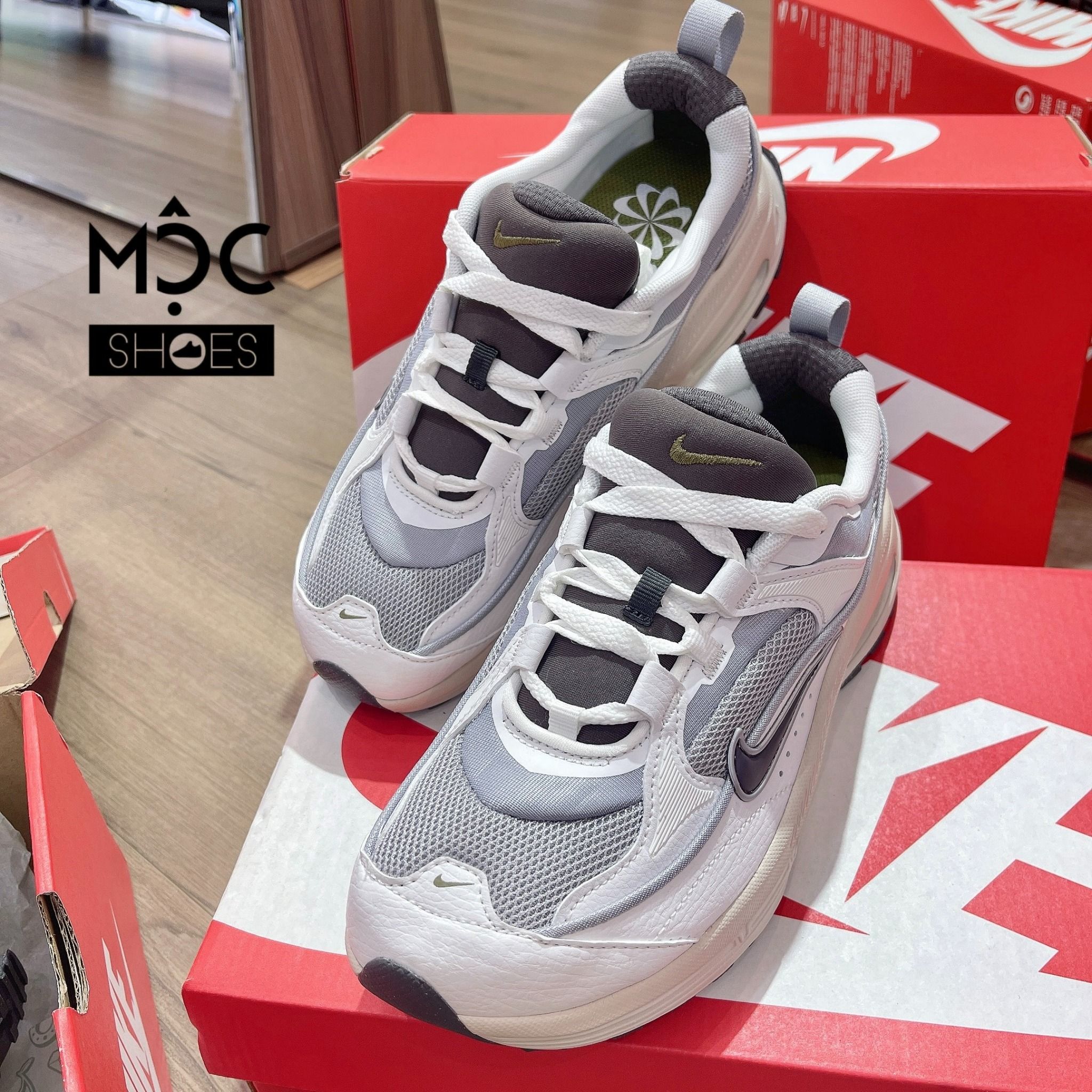 0599 - HÀNG CHÍNH HÃNG - GIÀY NIKE AIR MAX BLISS NEXT NATURE 'WOLF GRE –  MỘC SHOES