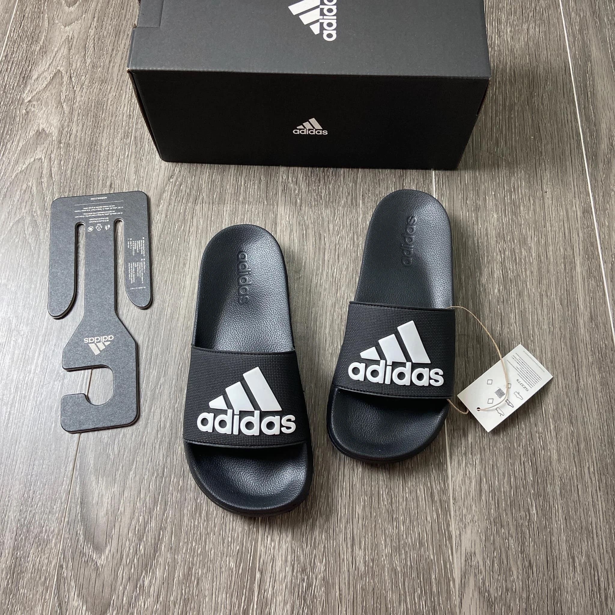  0583 - HÀNG CHÍNH HÃNG - DÉP ADIDAS ADILLETE SHOWER BIG LOGO LITE MÀU ĐEN - *BLACK* - CODE: GZ3779 