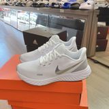  0585 - HÀNG CHÍNH HÃNG - GIÀY NIKE RUNNING REVOLUTION 5 MÀU TRẮNG BẠC - *WHITE/SILVER* - CODE: BQ3207 100 