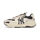  0610 - HÀNG CHÍNH HÃNG - GIÀY SNEAKER MLB CHUNKY LITE NEW YORK MÀU ĐEN - *BLACK/BEIGE* - CODE: 3ASHC311N - 50BKS 