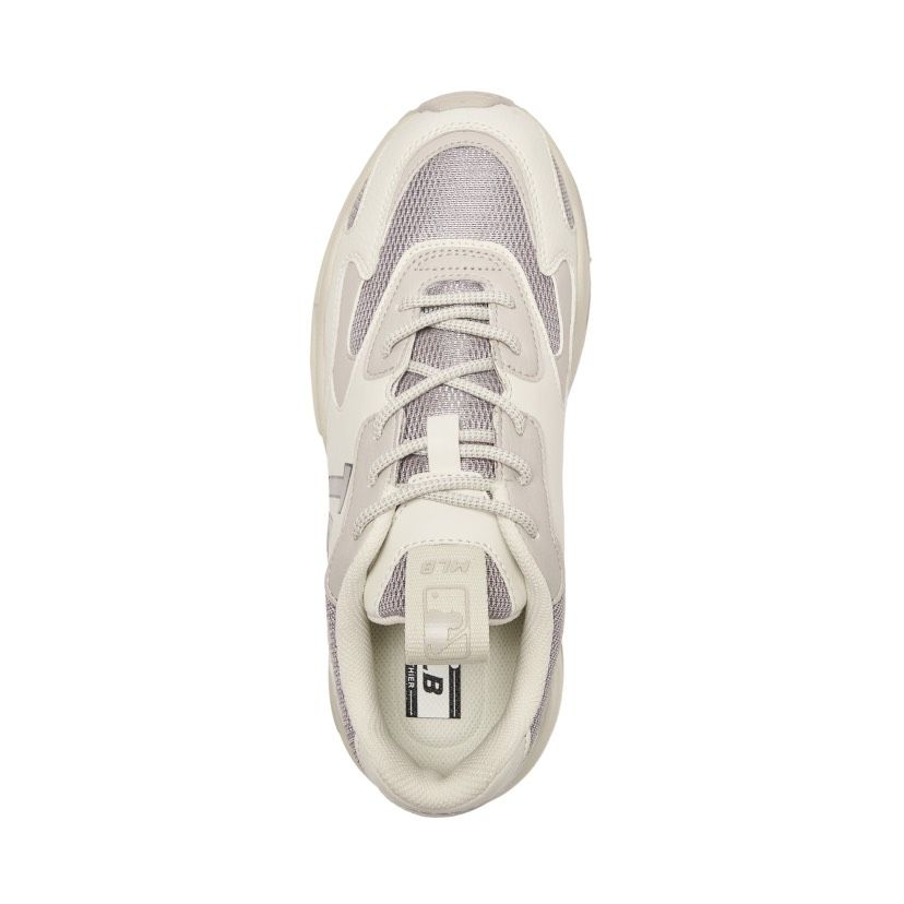  0611 - HÀNG CHÍNH HÃNG - GIÀY SNEAKER MLB CHUNKY LITE NEW YORK MÀU XÁM - *BEIGE/GREY* - CODE: 3ASHC311N - 07GRS 