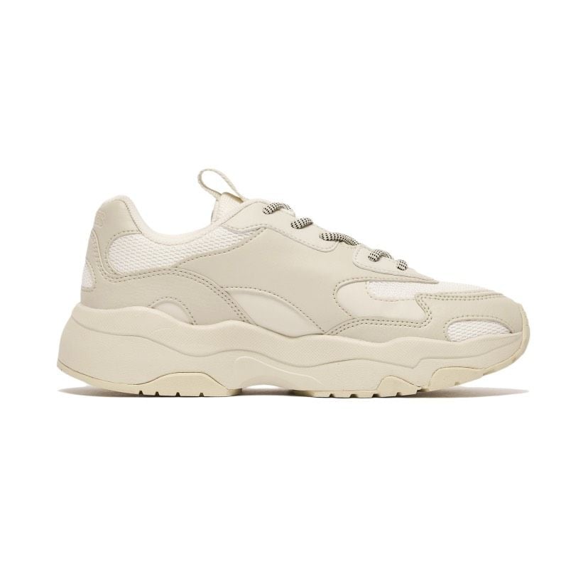  0609 - HÀNG CHÍNH HÃNG - GIÀY SNEAKER MLB CHUNKY LITE NEW YORK MÀU KEM - *BEIGE/IVORY* - CODE: 3ASHC311N-50IVS 