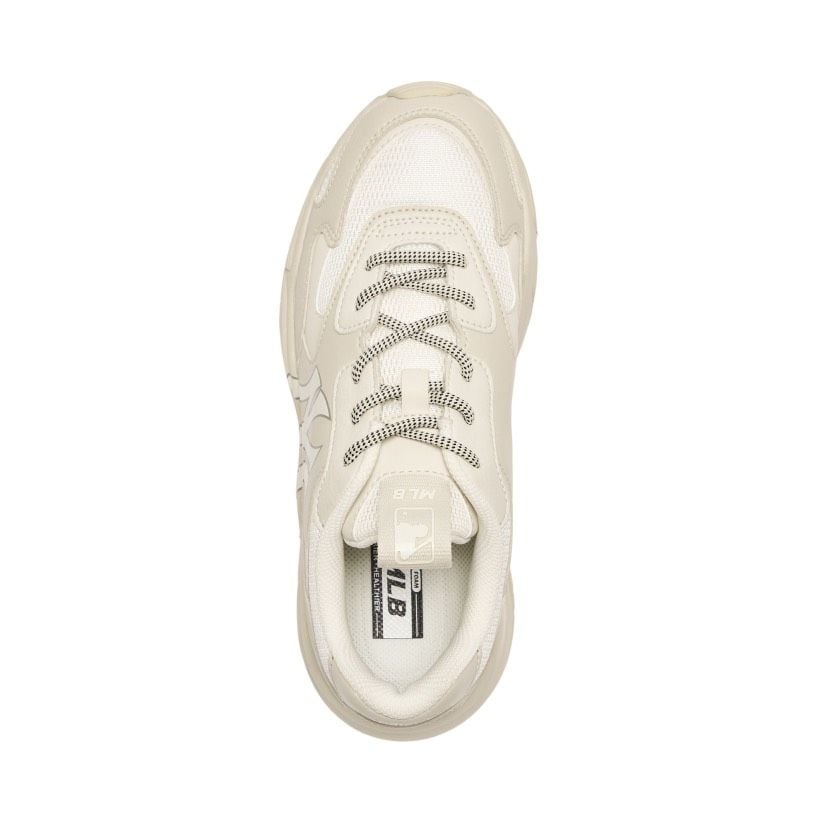  0609 - HÀNG CHÍNH HÃNG - GIÀY SNEAKER MLB CHUNKY LITE NEW YORK MÀU KEM - *BEIGE/IVORY* - CODE: 3ASHC311N-50IVS 