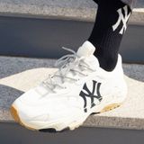  0612 - HÀNG CHÍNH HÃNG - GIÀY SNEAKER MLB CHUNKY LITE NEW YORK MÀU TRẮNG ĐẾ GUM - *WHITE/GUM* - CODE: 3ASHC311N - 50WHS 