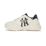  0658 - HÀNG CHÍNH HÃNG - GIÀY MLB BIGBALL CHUNKY DIAMOND MONOGRAM NEW YORK YANKEE MÀU KEM - *CREAM* - CODE: 3ASHCDM2N-50BKS 