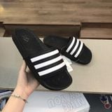  0678 - HÀNG CHÍNH HÃNG - DÉP ADIDAS BOOST - MÀU ĐEN SỌC TRẮNG - *BLACK/WHITE* - CODE: FY8154 