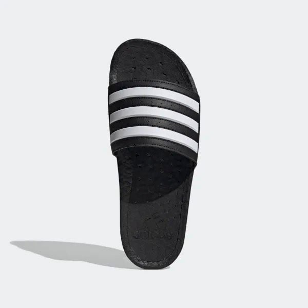  0678 - HÀNG CHÍNH HÃNG - DÉP ADIDAS BOOST - MÀU ĐEN SỌC TRẮNG - *BLACK/WHITE* - CODE: FY8154 