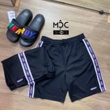  0708 - HÀNG CHÍNH HÃNG - QUẦN SHORT ĐÙI NERDY LINE MÀU ĐEN TÍM 2022 - *BLACK/VIOLET* - CODE 