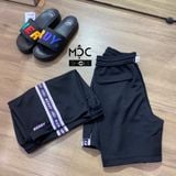  0708 - HÀNG CHÍNH HÃNG - QUẦN SHORT ĐÙI NERDY LINE MÀU ĐEN TÍM 2022 - *BLACK/VIOLET* - CODE 