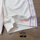  0709 - HÀNG CHÍNH HÃNG - QUẦN SHORT ĐÙI NERDY LINE MÀU BE CAM 2022 - *ORANGE/BEIGE* - CODE 