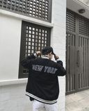  0717 - HÀNG CHÍNH HÃNG - ÁO KHOÁC BÓNG CHÀY VARSITY MARTINY X MLB NEW YORK MÀU ĐEN 2022 - *BLACK* 