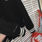  0717 - HÀNG CHÍNH HÃNG - ÁO KHOÁC BÓNG CHÀY VARSITY MARTINY X MLB NEW YORK MÀU ĐEN 2022 - *BLACK* 