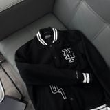 0717 - HÀNG CHÍNH HÃNG - ÁO KHOÁC BÓNG CHÀY VARSITY MARTINY X MLB NEW YORK MÀU ĐEN 2022 - *BLACK* 