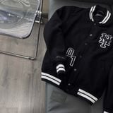  0717 - HÀNG CHÍNH HÃNG - ÁO KHOÁC BÓNG CHÀY VARSITY MARTINY X MLB NEW YORK MÀU ĐEN 2022 - *BLACK* 