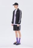  0708 - HÀNG CHÍNH HÃNG - QUẦN SHORT ĐÙI NERDY LINE MÀU ĐEN TÍM 2022 - *BLACK/VIOLET* - CODE 