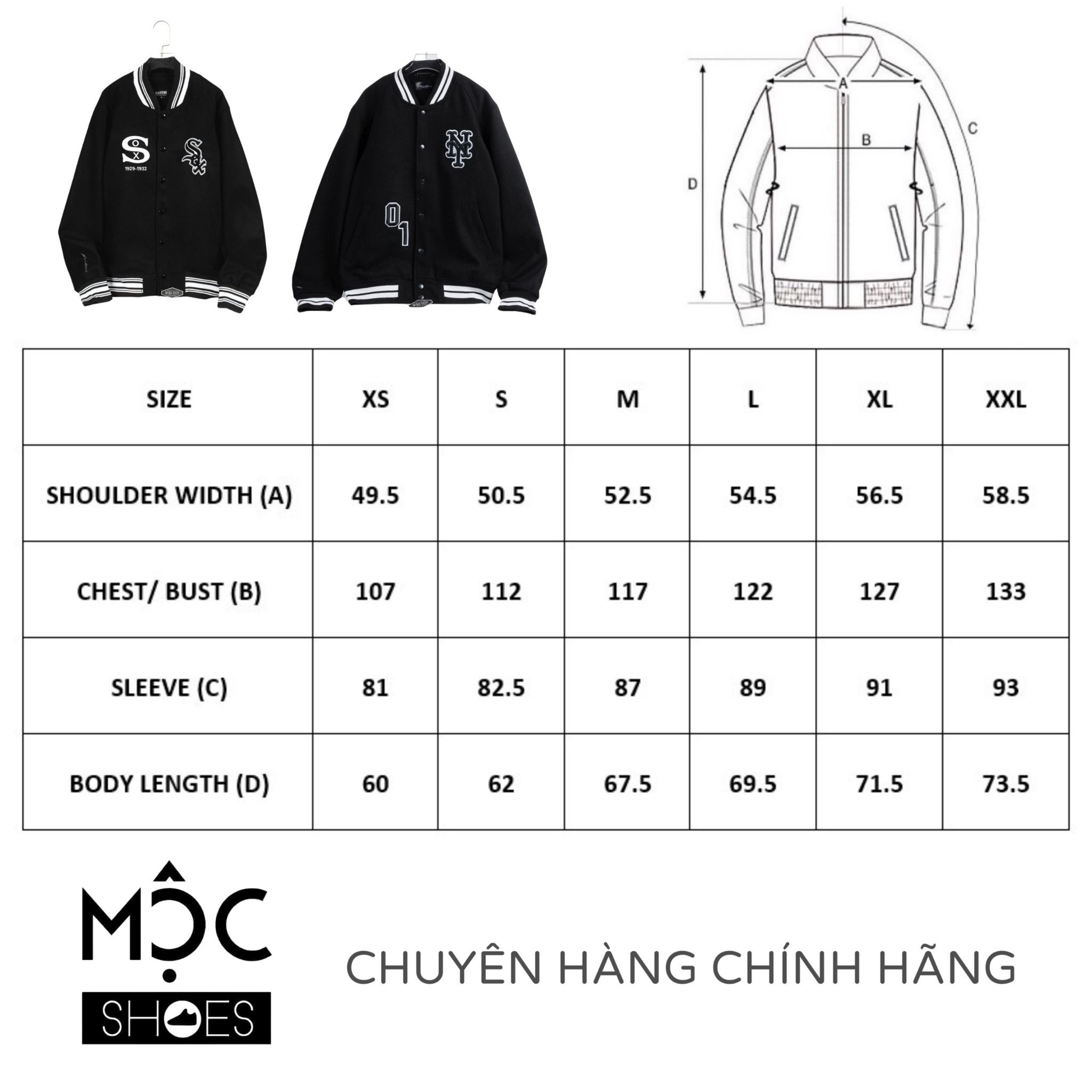  0718 - HÀNG CHÍNH HÃNG - ÁO KHOÁC BOMBER MLB JERSEY BIG LOGO NEW YORK MÀU ĐEN 2023 - *BLACK* - CODE: 