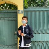  0719 - HÀNG CHÍNH HÃNG - ÁO KHOÁC BÓNG CHÀY VARSITY MARTINY X MLB CHICAGO MÀU XANH NAVY 2022 - *NAVY* 