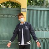  0719 - HÀNG CHÍNH HÃNG - ÁO KHOÁC BÓNG CHÀY VARSITY MARTINY X MLB CHICAGO MÀU XANH NAVY 2022 - *NAVY* 