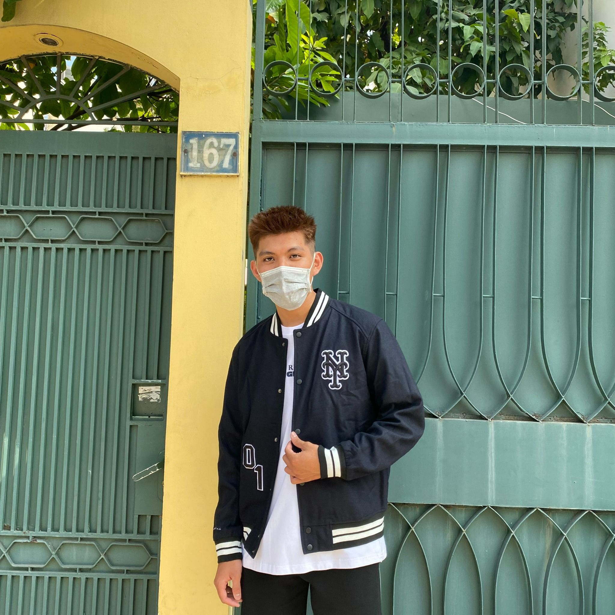 MLB Áo khoác bóng chày unisex tay dài Nylon Varsity MLB VietNam #38 MLB Áo khoác bóng chày unisex tay dài Nylon Varsity MLB VietNam